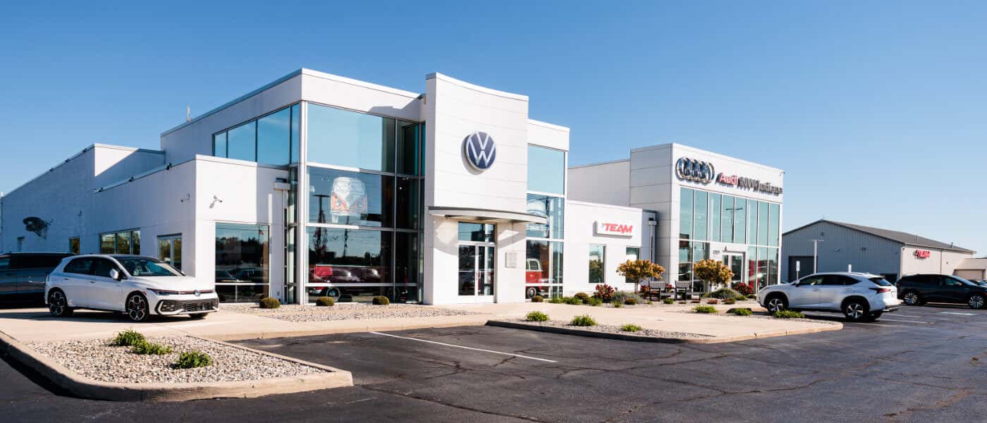 Team VW - Full Dealership Front