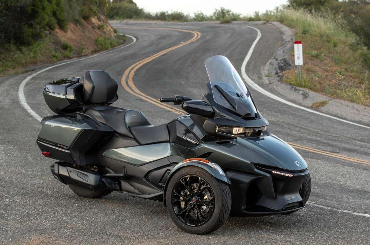 Die Cast Motorcycle Can-Am Spyder RT Limited 3-Wheel Motorcycle