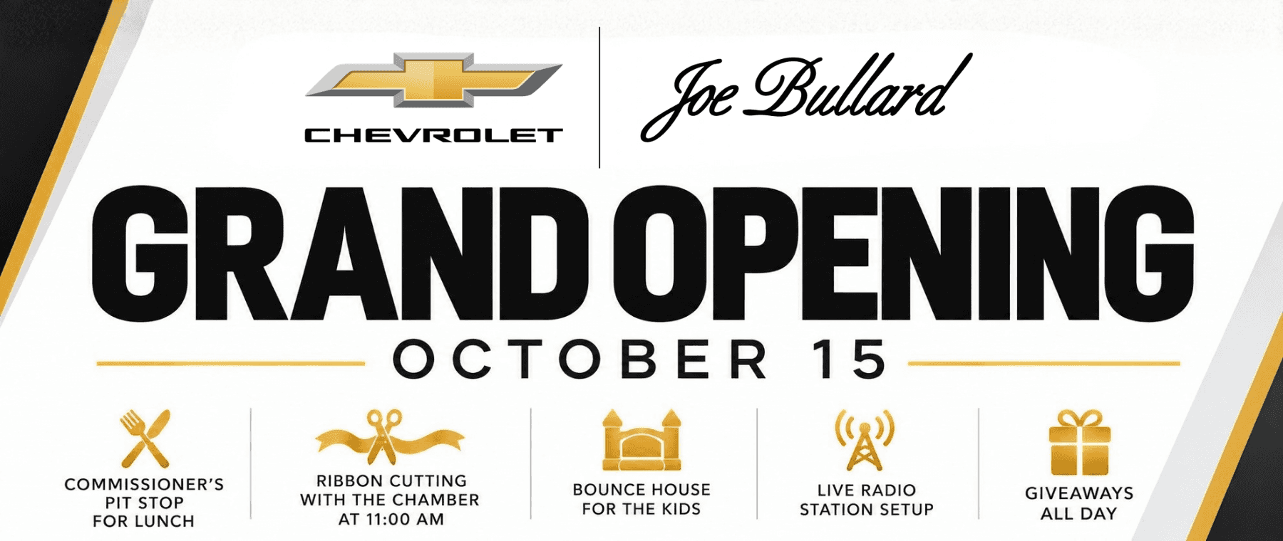 grand opening oct. 15