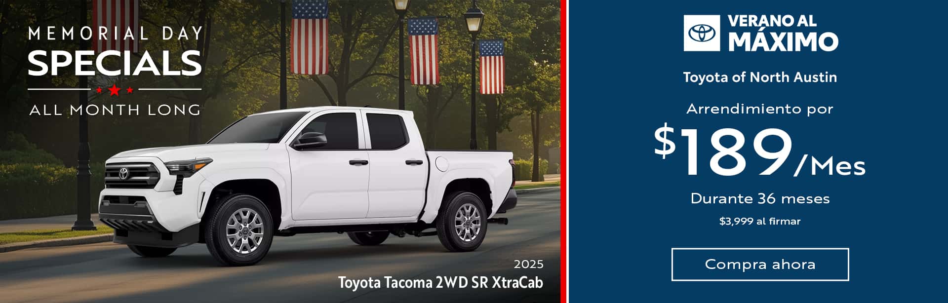 May_25_WebBanner_1920x614_ToyotaNorthAustin_Tacoma_Spanish1920x614