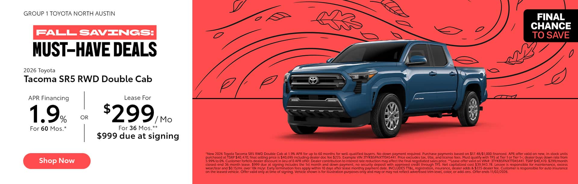 Tacoma SR5
