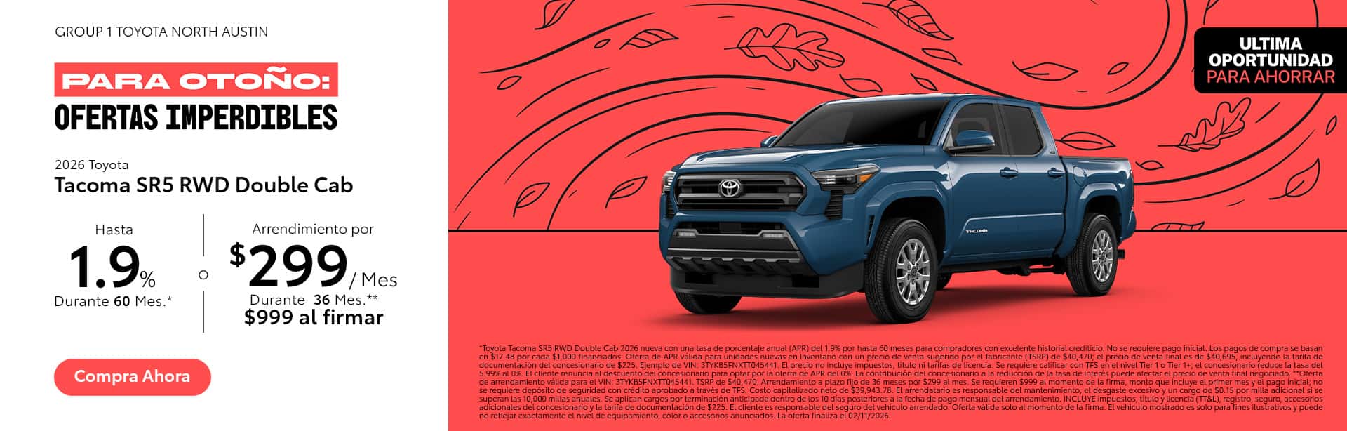 Tacoma SR5
