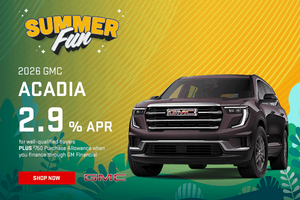 New 2026 GMC Acadia