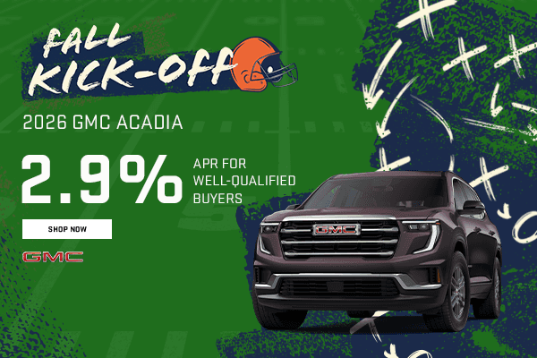 New 2026 GMC Acadia
