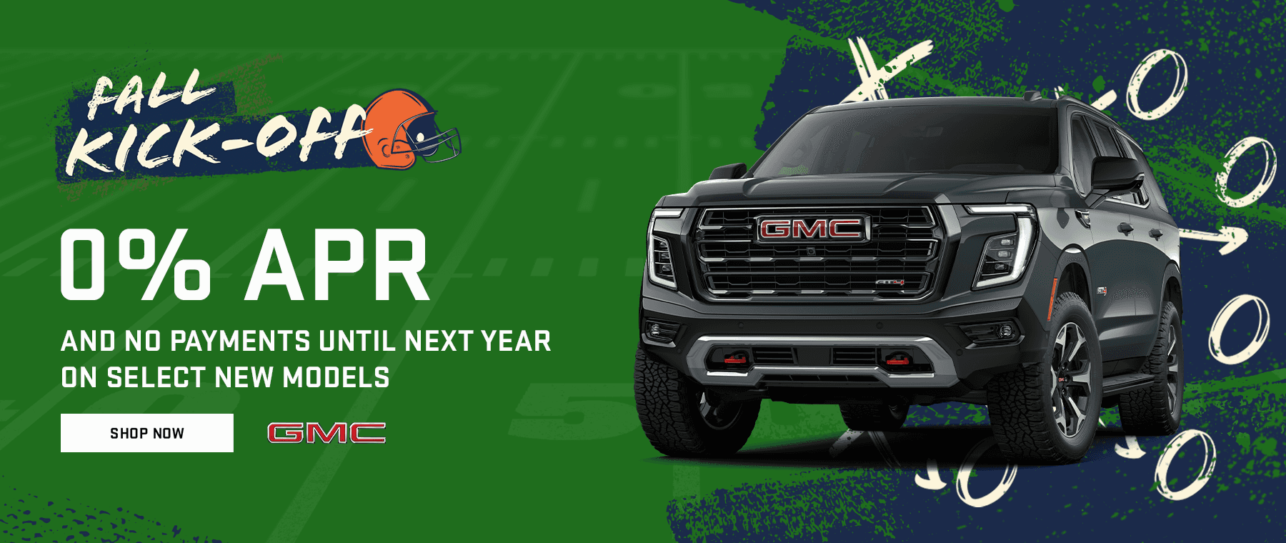 0% APR and No Payments Until Next Year on Select New Models