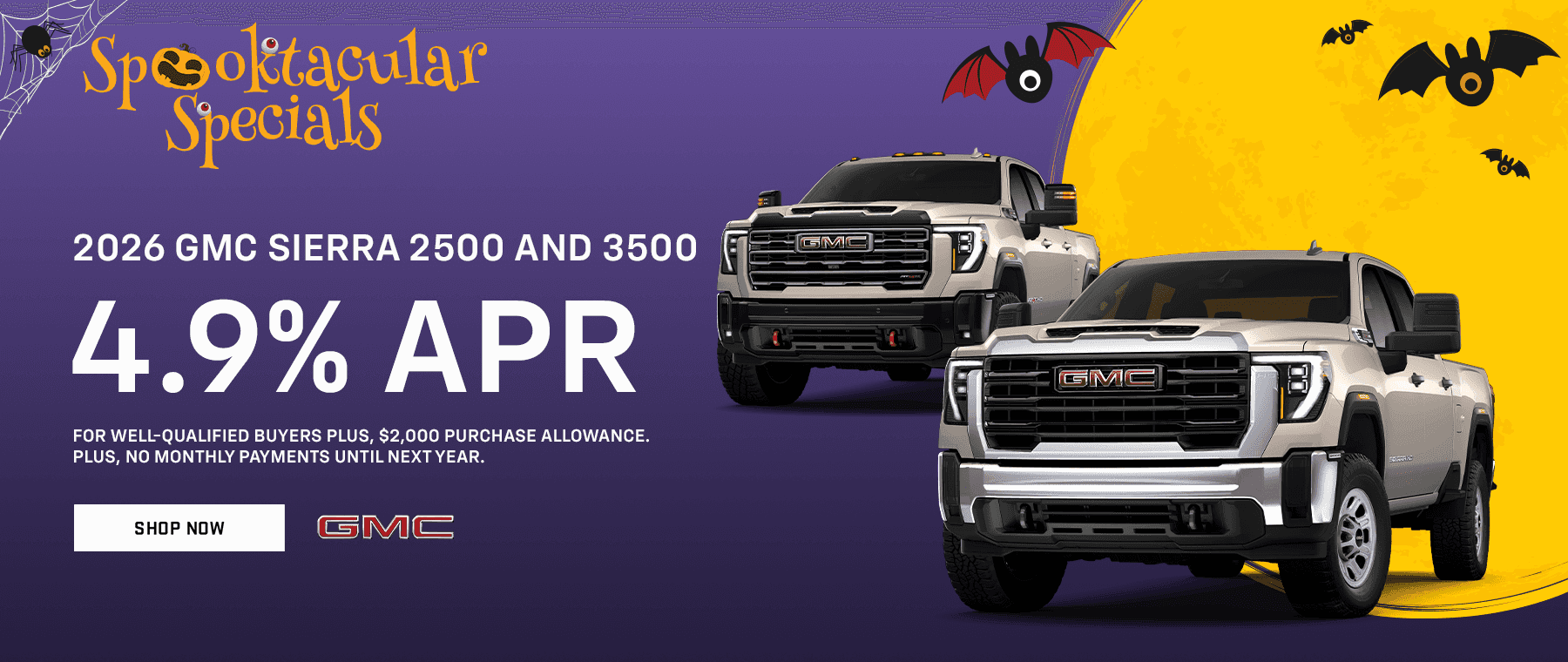 2026 GMC Sierra 2500 and 3500