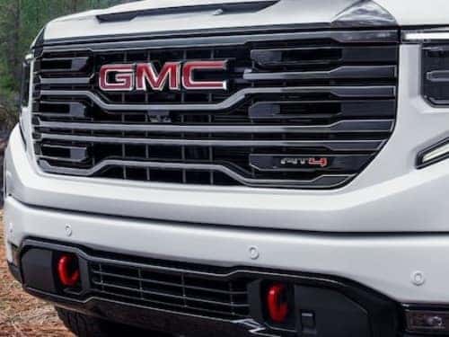 2024 GMC Sierra 1500 AT4 close up view of grill