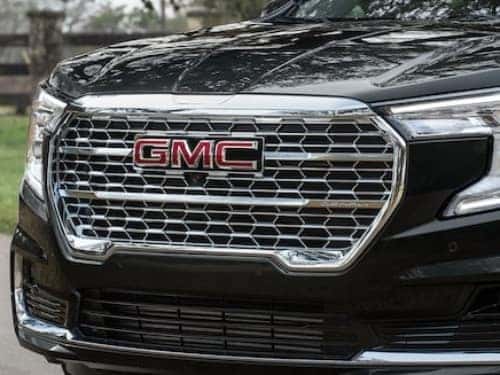 2024 GMC Terrain Denali close up view of grill