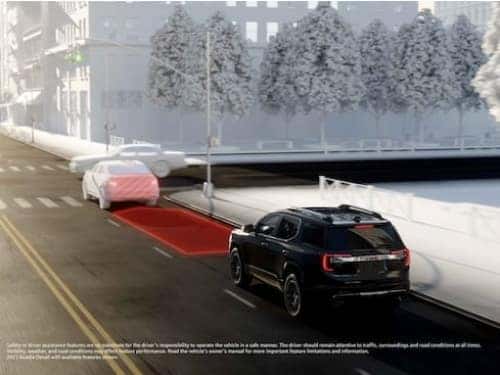 2025 GMC Sierra HD model view of automatic emergency braking safety feature