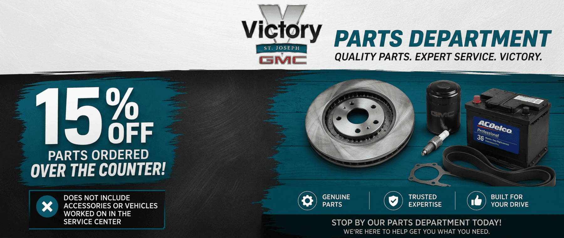 15% off Parts July VGMC SJ