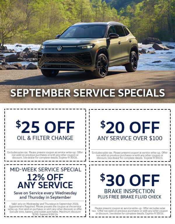 September Service Specials