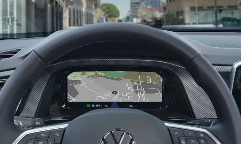 2026 Volkswagen Atlas Cross Sport driver display