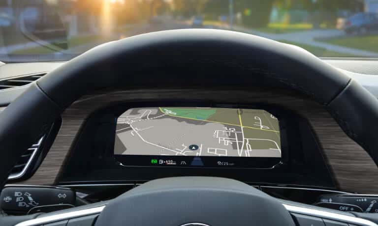 2026 Volkswagen Atlas driver's map display