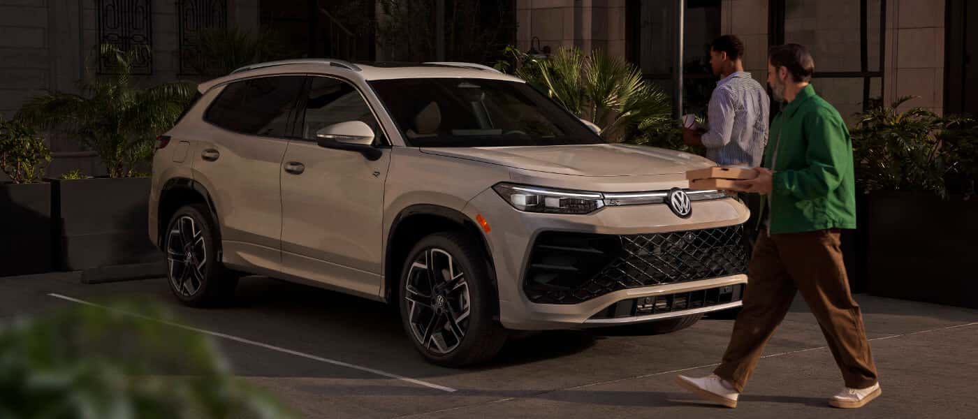 2026 Volkswagen Tiguan in cafe parking lot