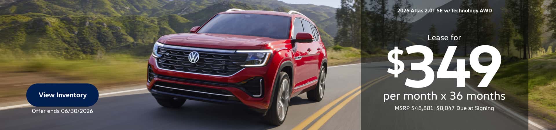2026 Atlas lease