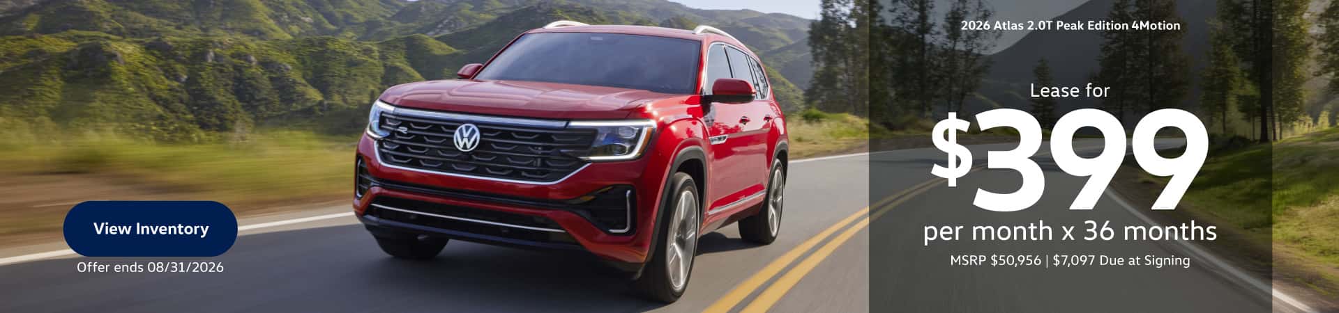 2026 Atlas lease