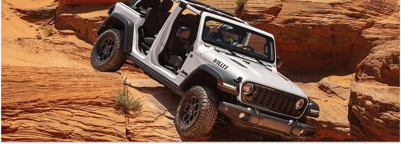 2026 Jeep Wrangler Off-Roading in Rocky Terrain