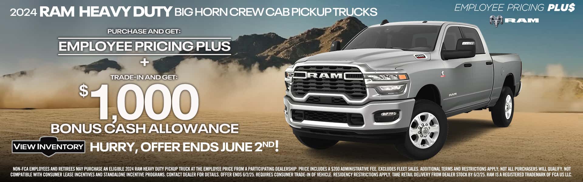 2024 RAM HEAVY DUTY Big Horn Crew Cab Pickup Trucks