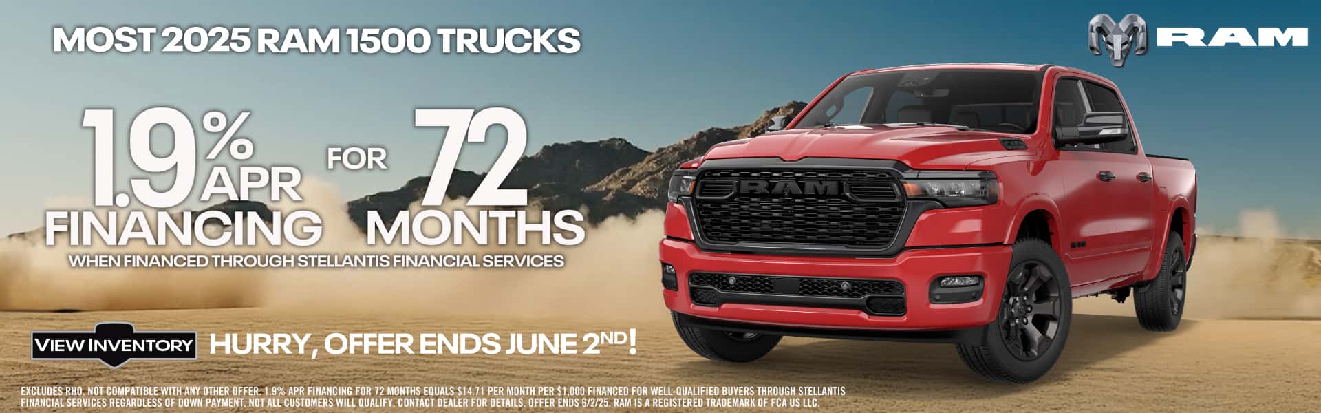 Most 2025 RAM 1500 Trucks