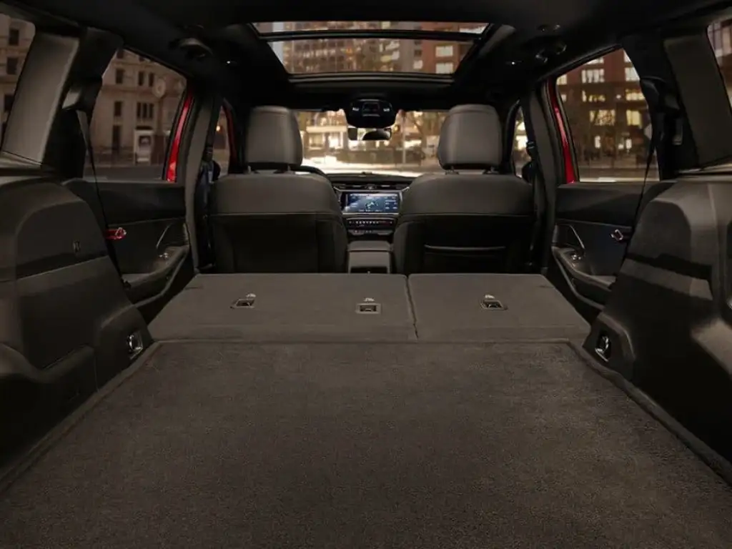 68.3 cubic feet of maximum cargo volume
