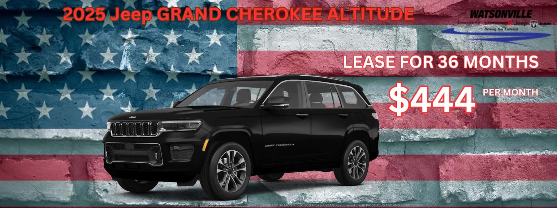 Jeep Grand Cherokee $444