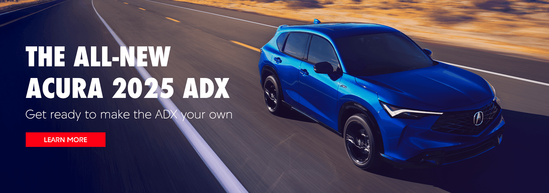 ALL-NEW ACURA 2025 ADX