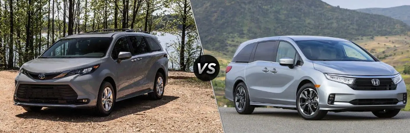 2022 Toyota Sienna vs 2022 Honda Odyssey