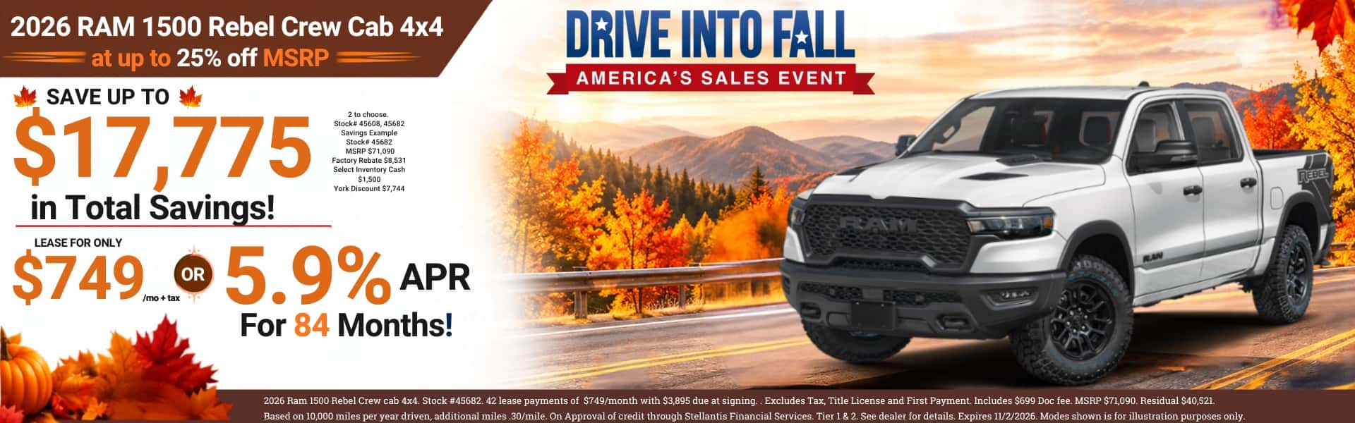 Drive into Fall REbel